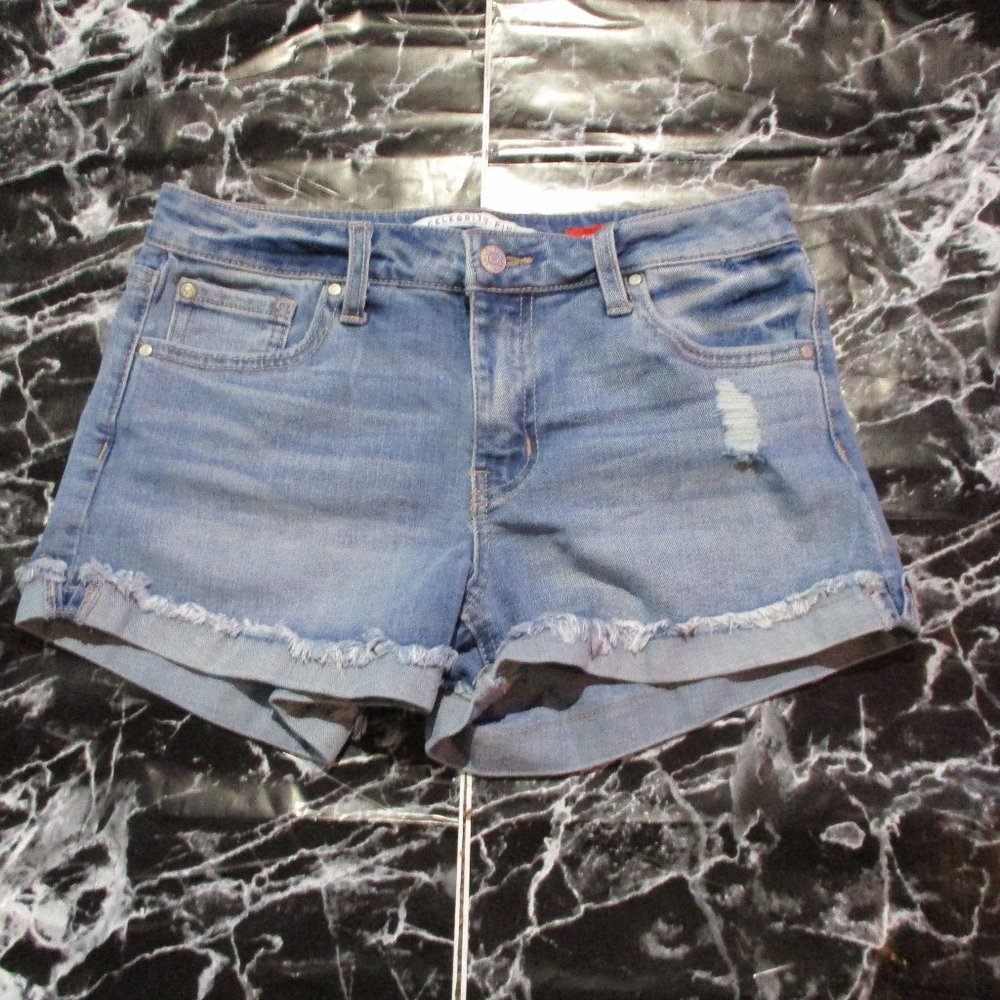 Light Denim Shorts